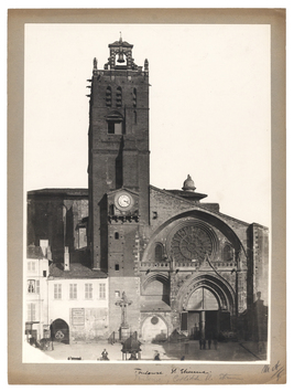 Vorschaubild Toulouse: Kathedrale Saint-Etienne, Westseite. Ostteil. Foto von Séraphin-Médéric Mieusement